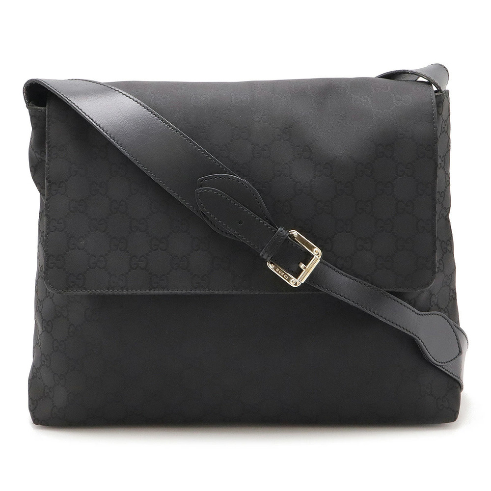 Gucci GG Messenger Crossbody Leather Black